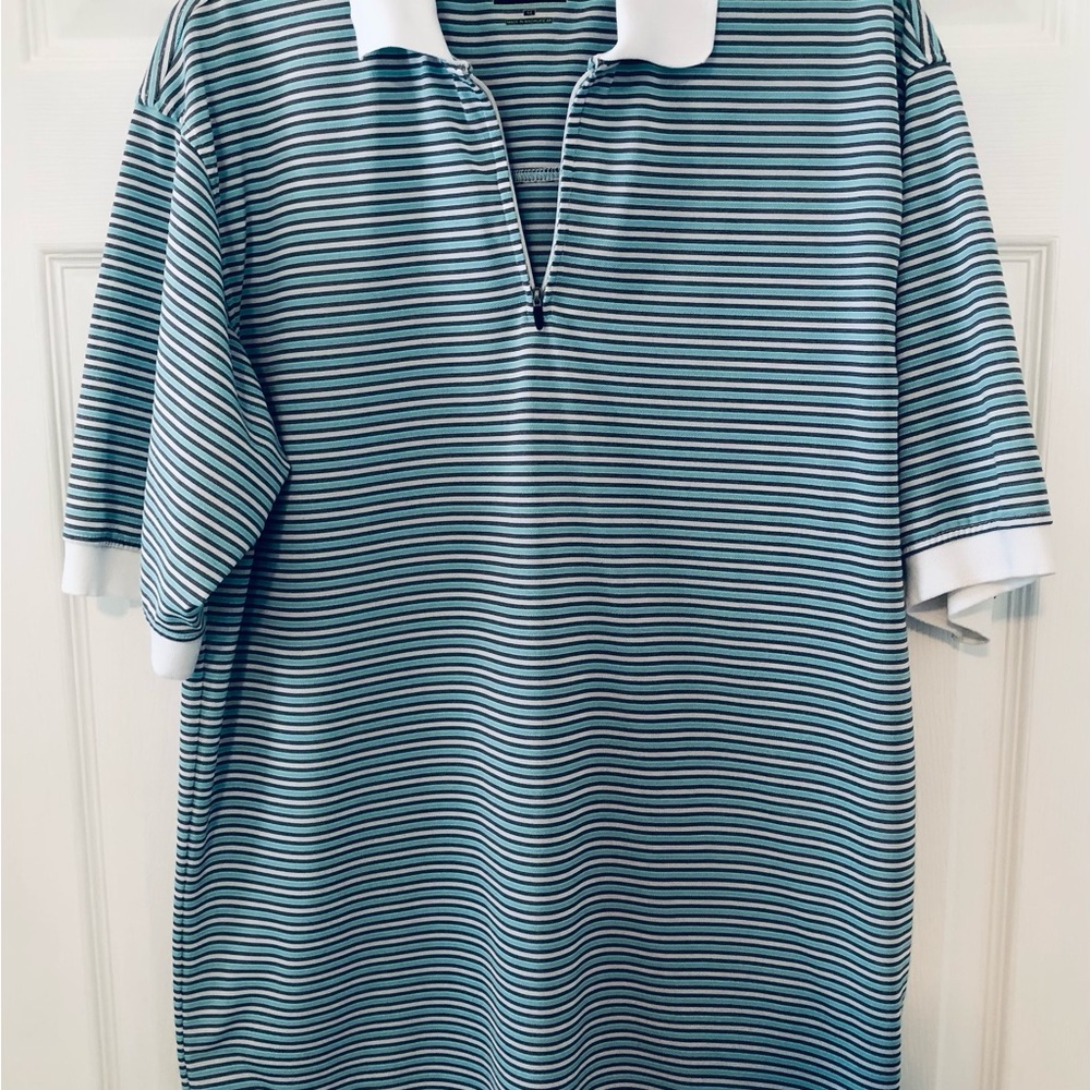 bolle Men's Golf Tech Polo Shirt Activewear 1/4 Zip Golfcore Moisture Wicking